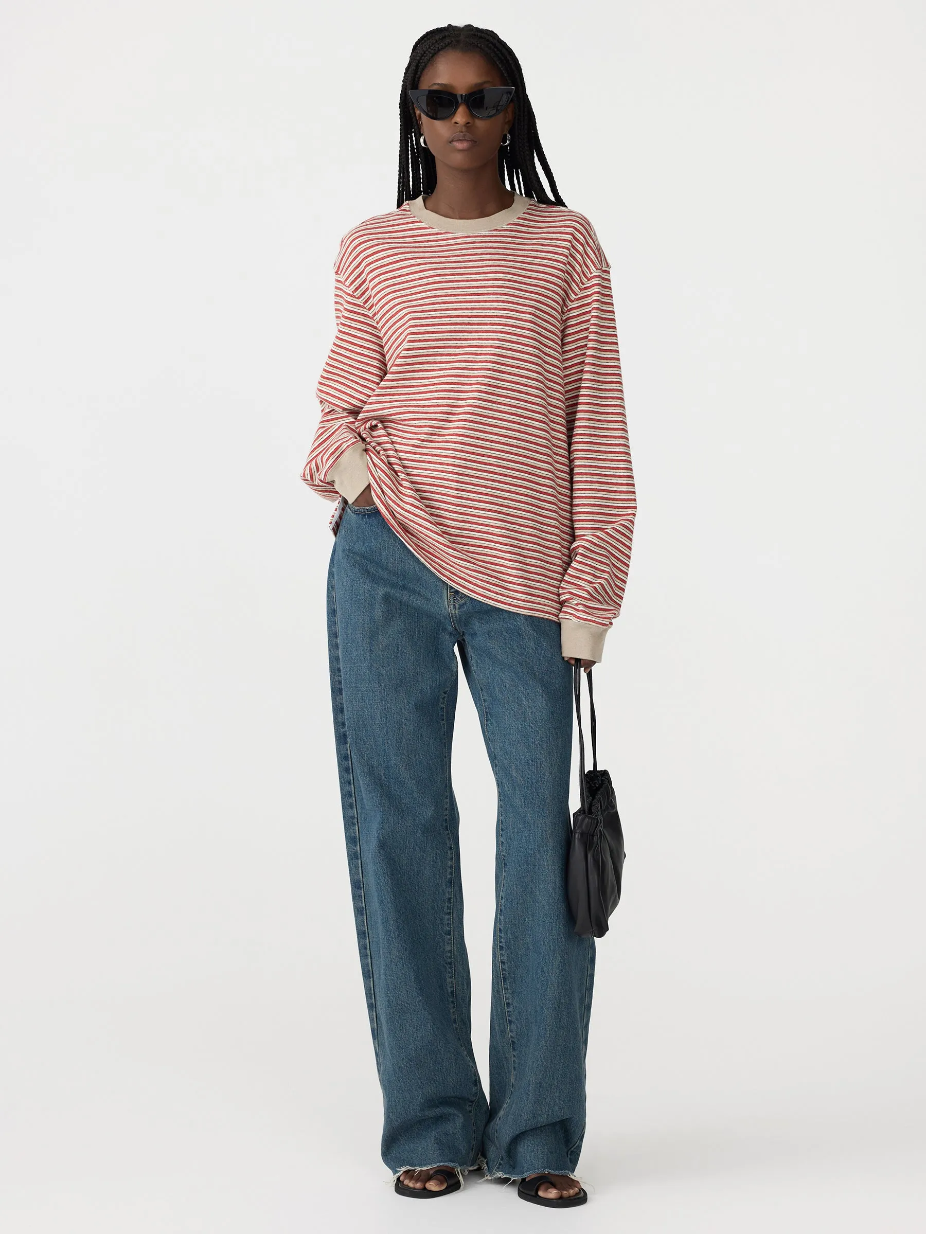 Recycled Slouch Long Sleeve T-Shirt