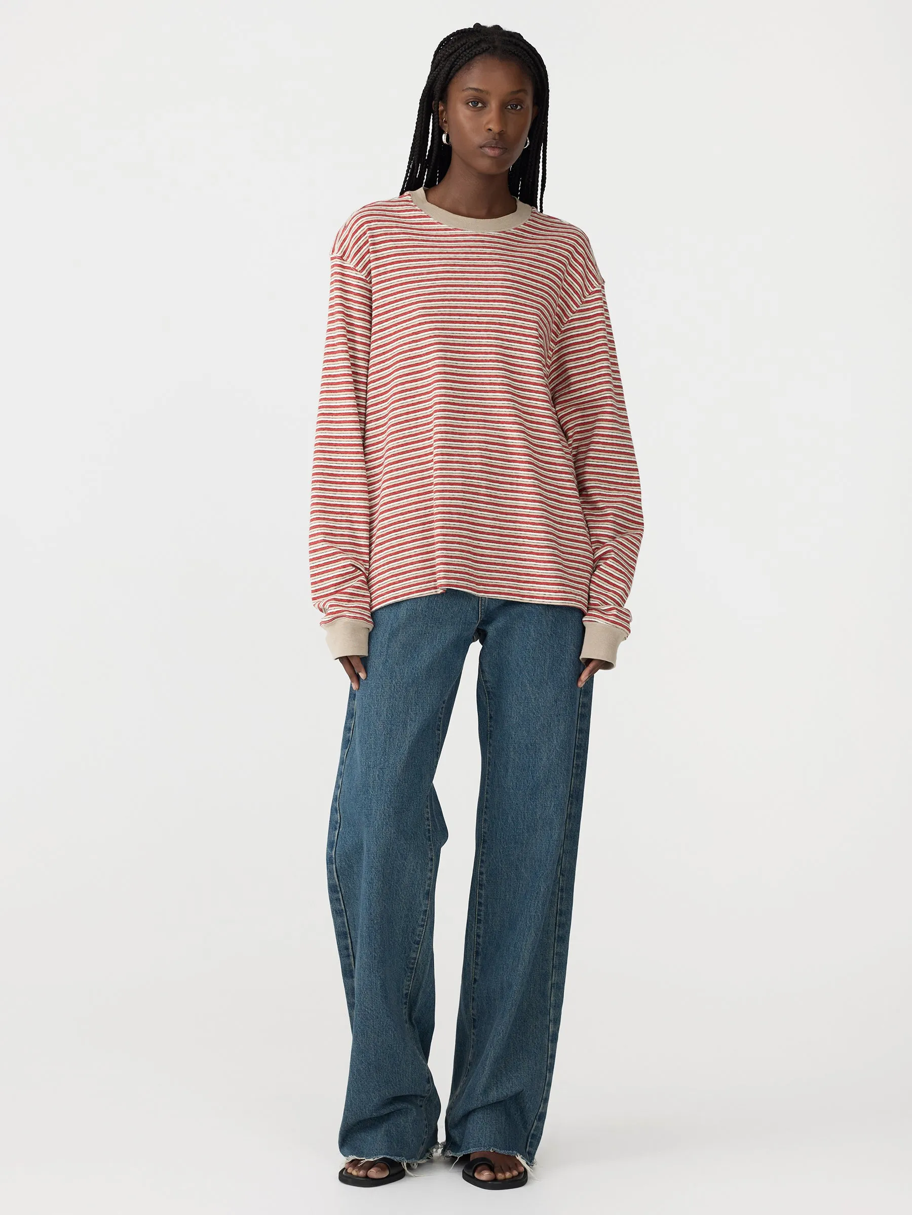 Recycled Slouch Long Sleeve T-Shirt