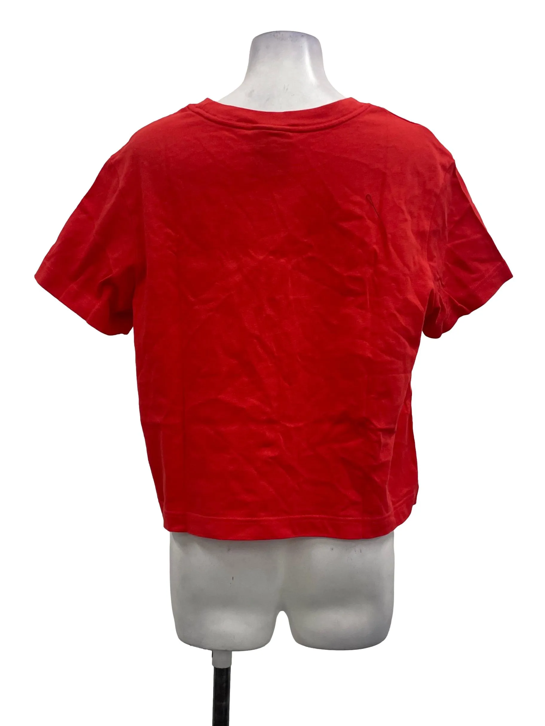 Red Nike Cotton T-Shirt