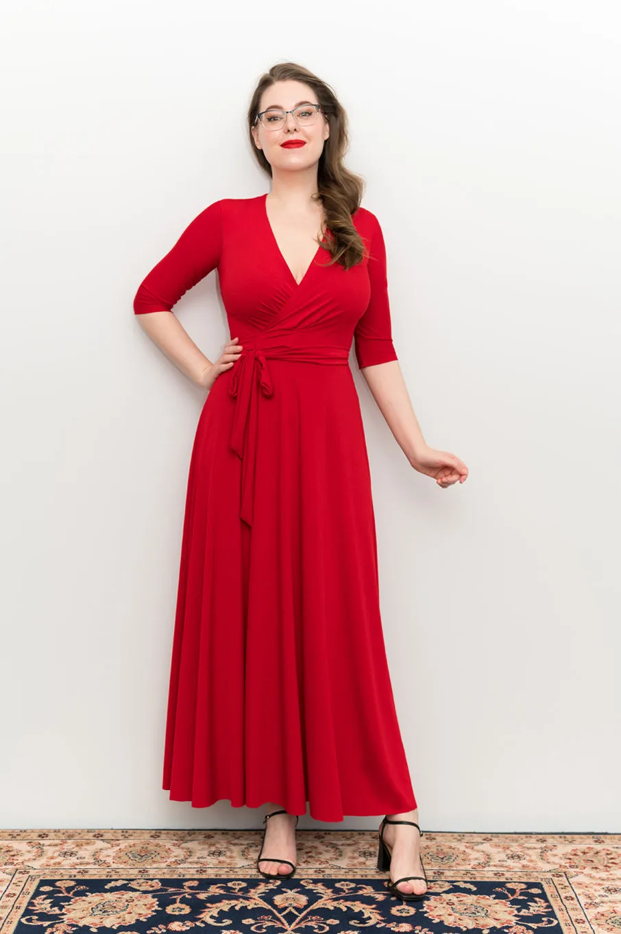 Red - Wrap Dress
