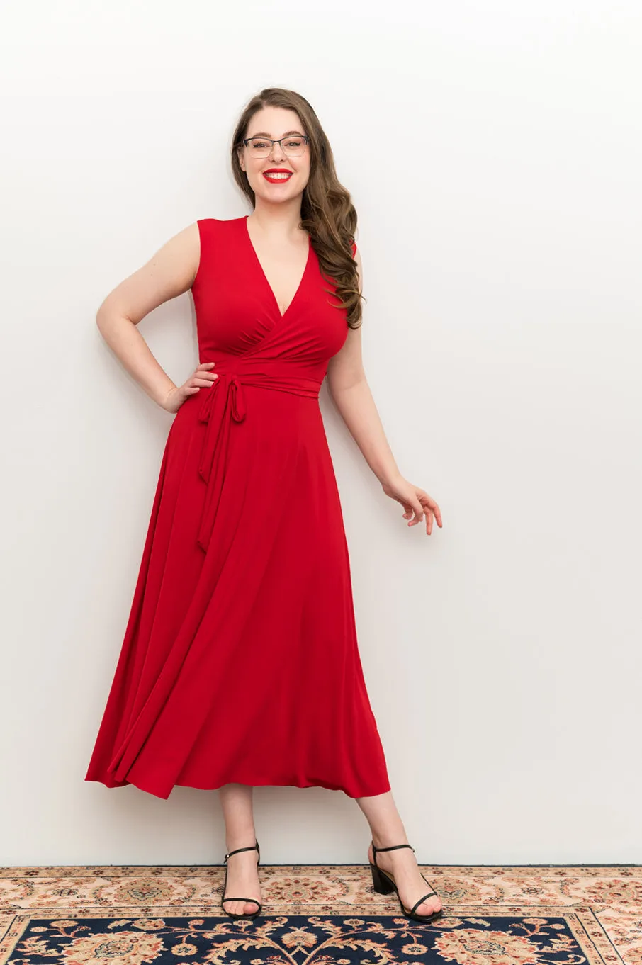 Red - Wrap Dress