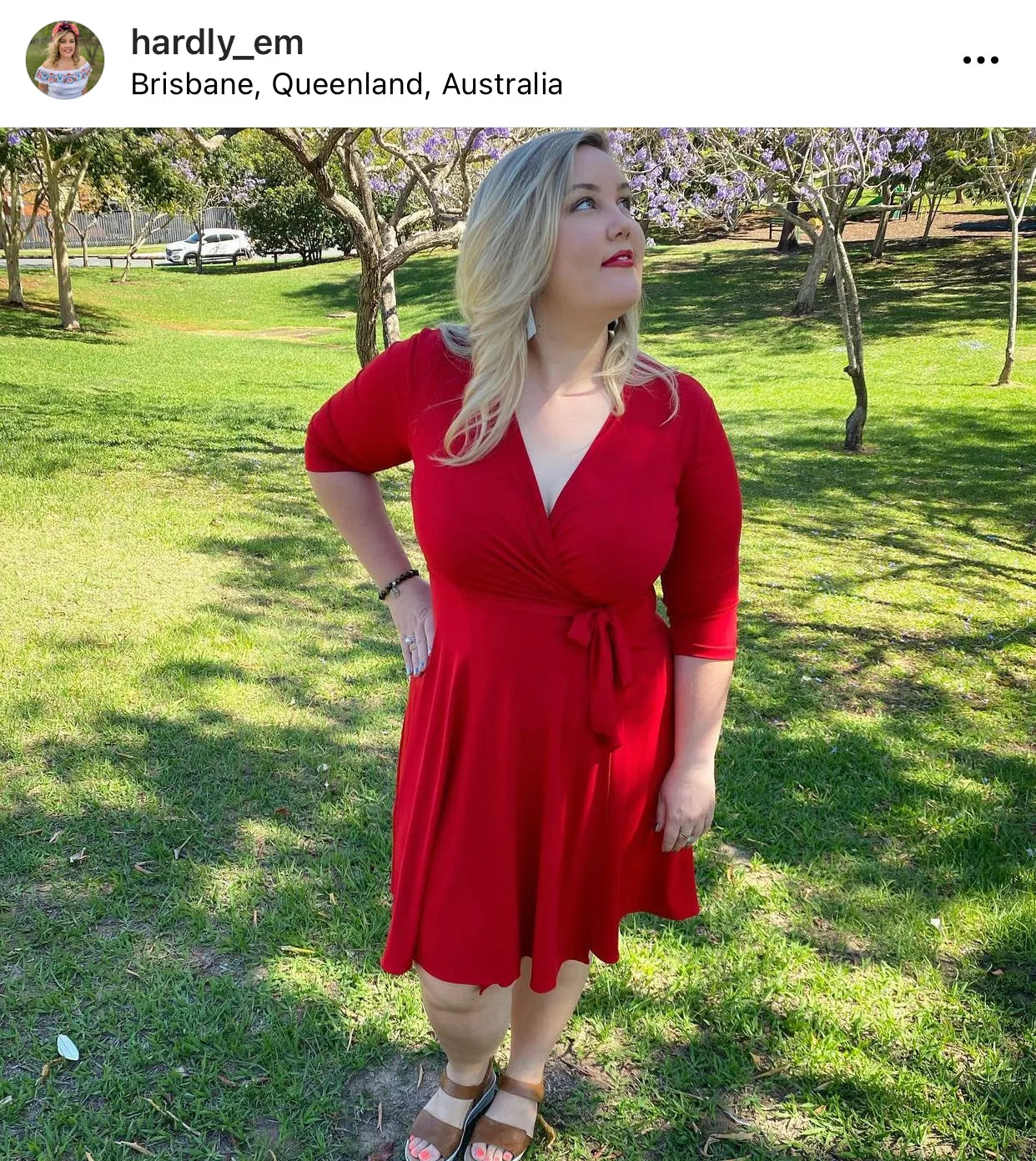 Red - Wrap Dress