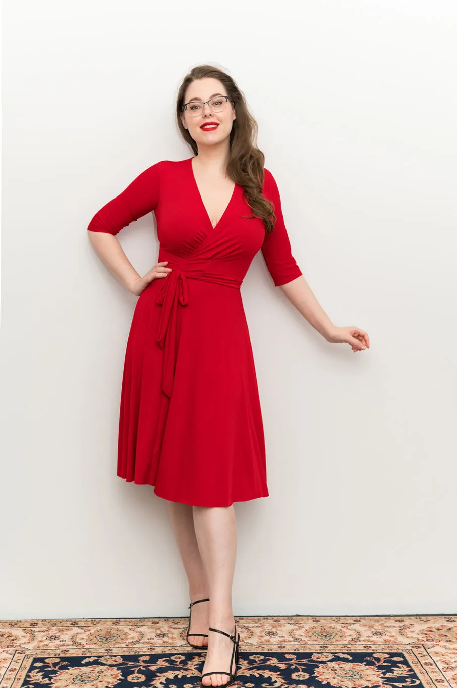 Red - Wrap Dress