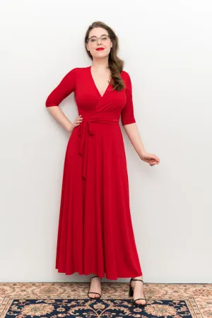 Red - Wrap Dress