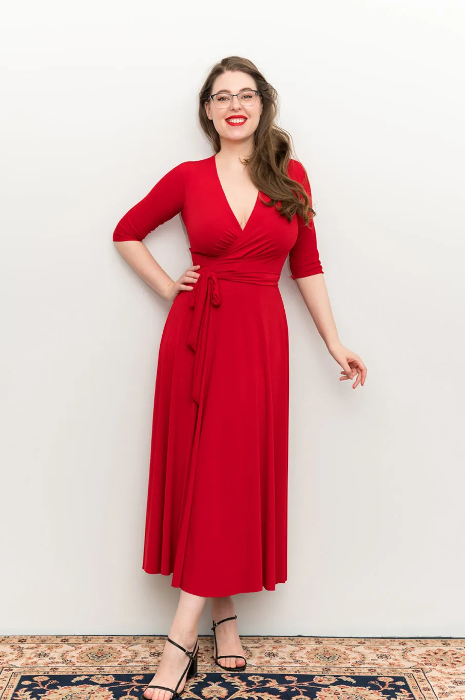 Red - Wrap Dress