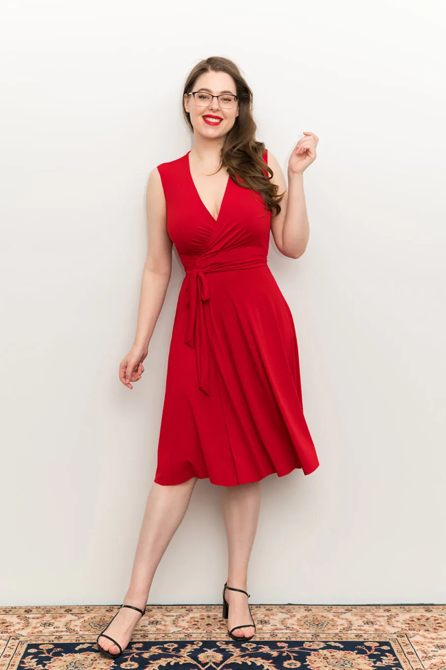 Red - Wrap Dress