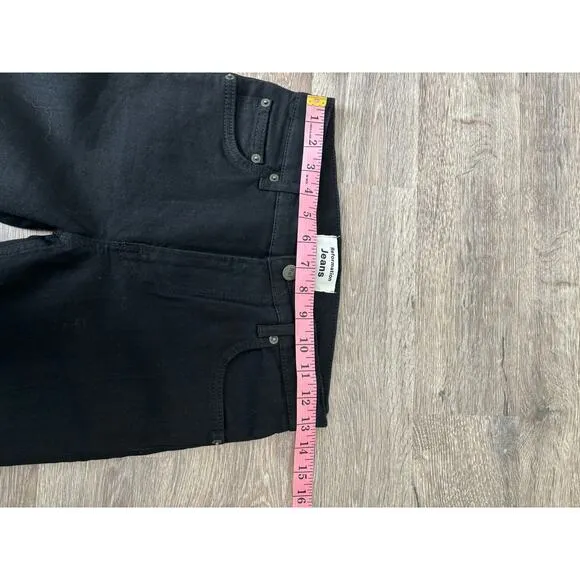 Reformation Jeans Women's Black High Rise Skinny Denim Pants Size 25