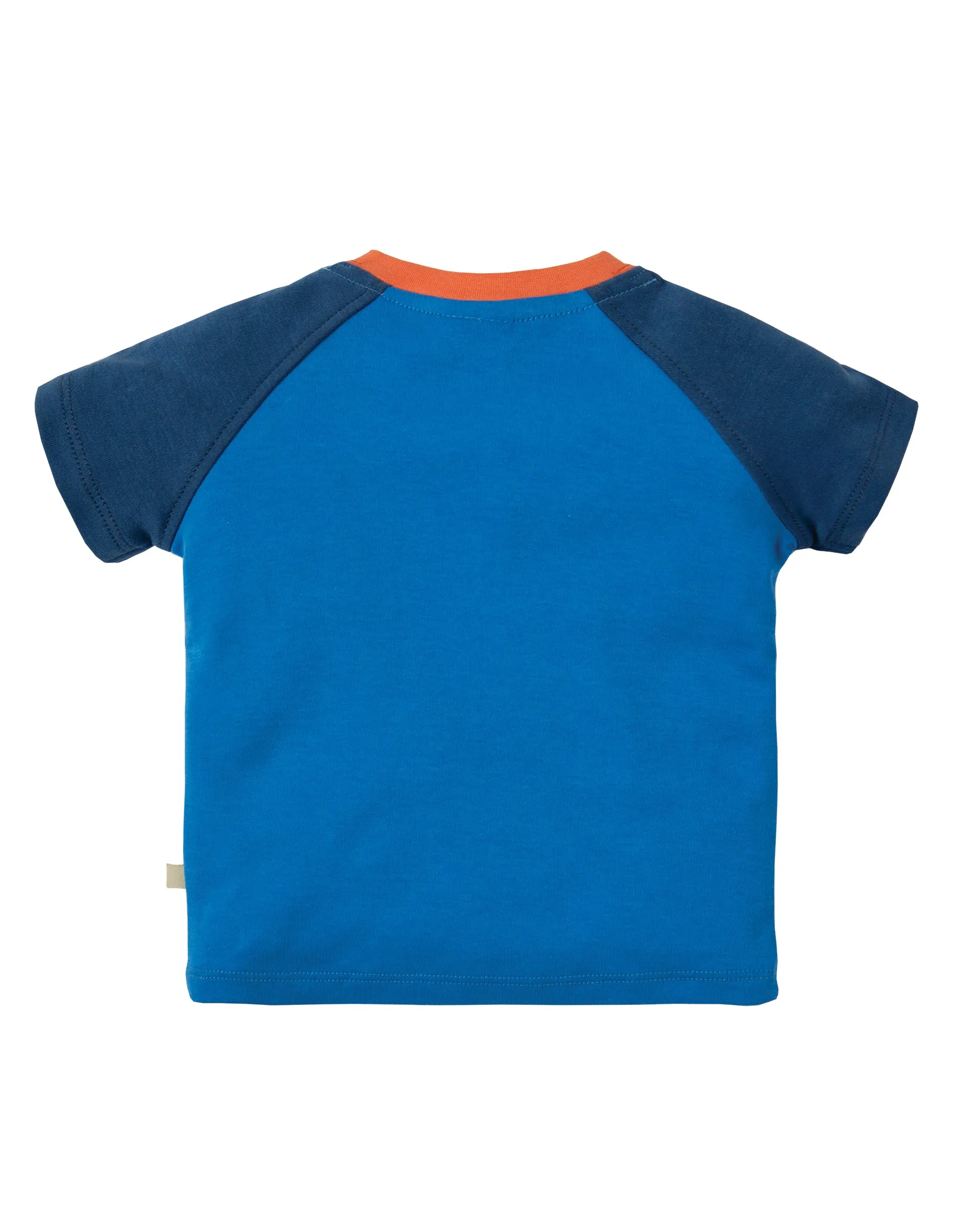 Renny Raglan T-shirt - Sail Blue/Octopus