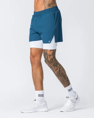 Replay 3" Shorts - Tidal Teal