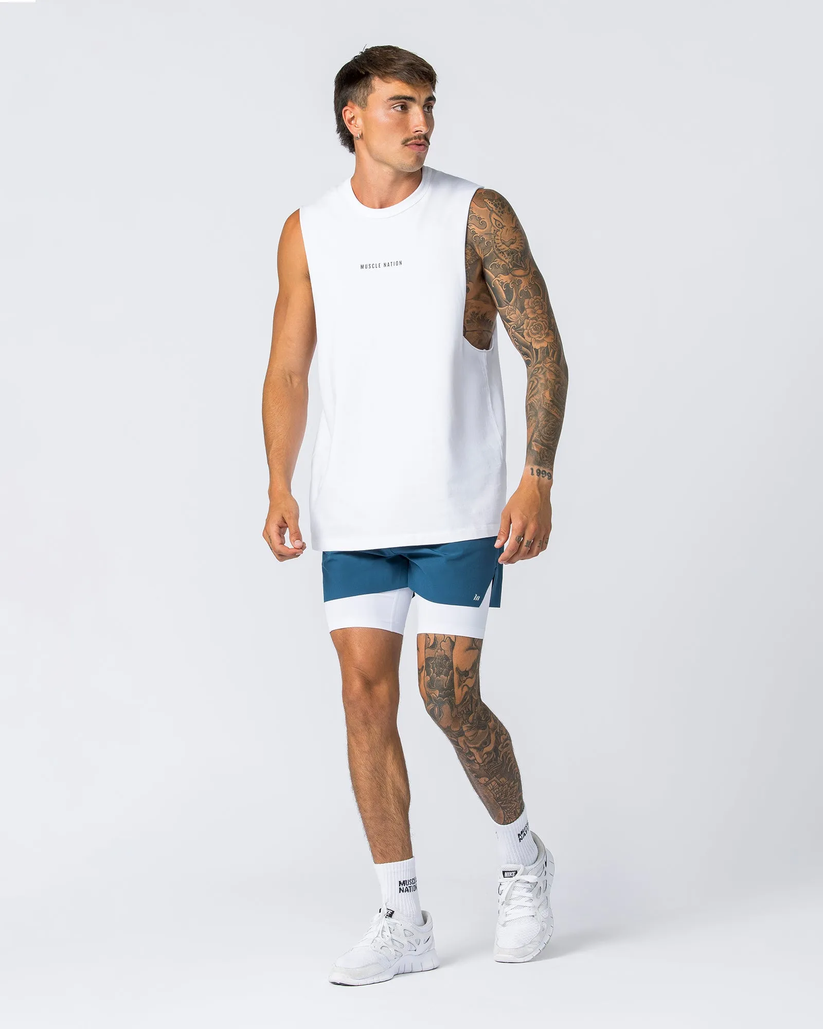 Replay 3" Shorts - Tidal Teal