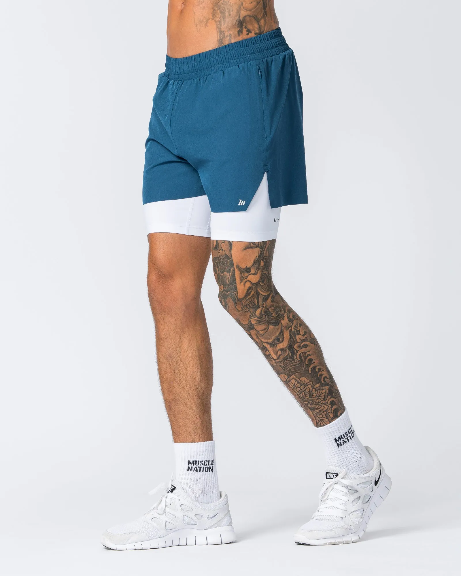 Replay 3" Shorts - Tidal Teal