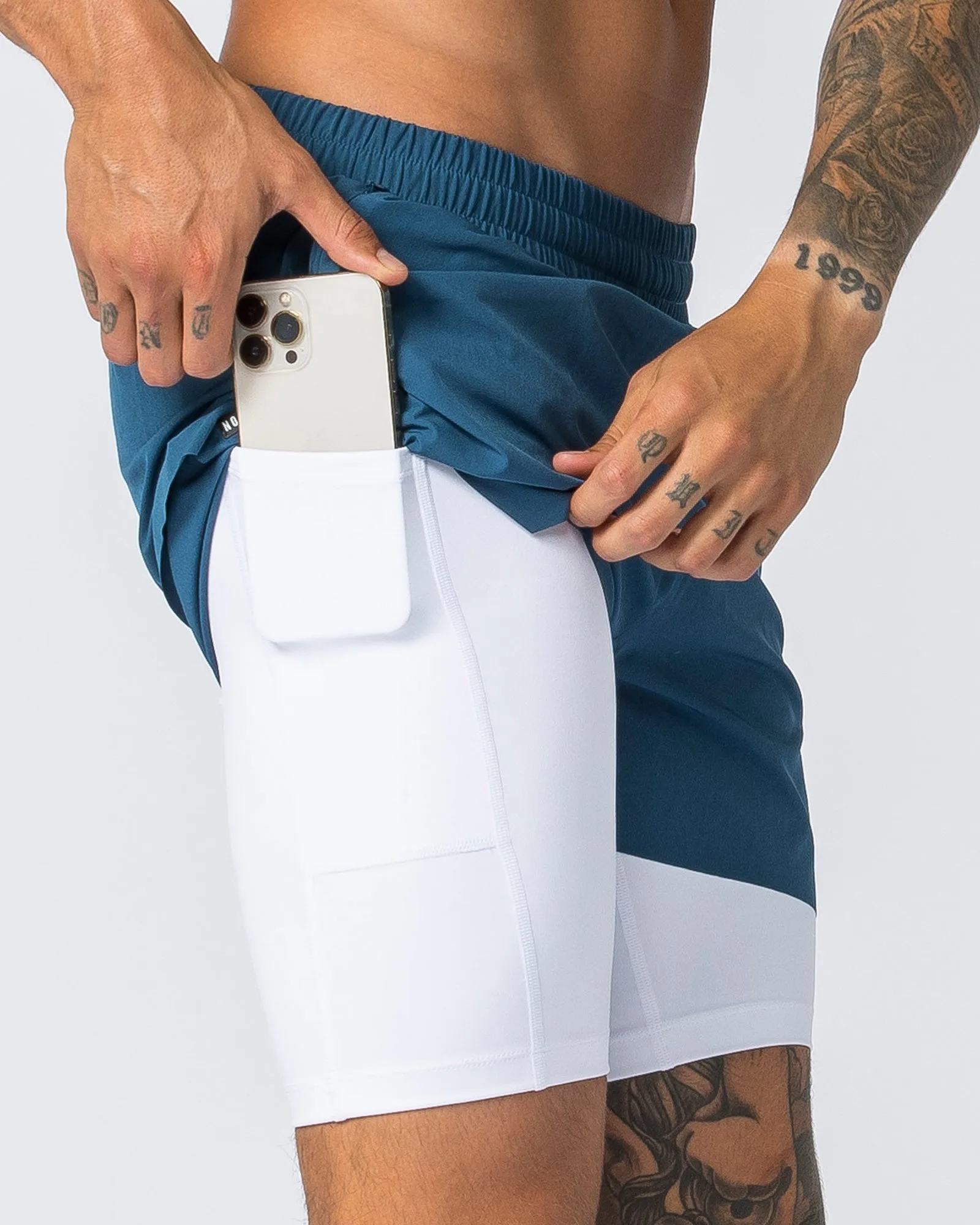 Replay 3" Shorts - Tidal Teal