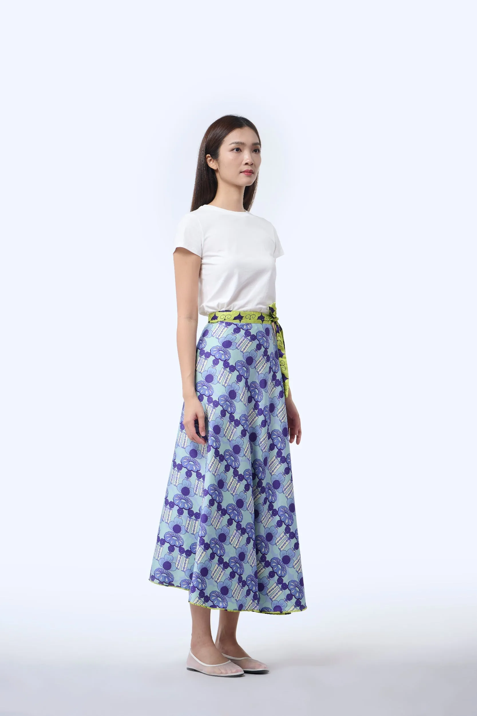 Reversible Wrap Skirt  - Cloud 9 Yellow