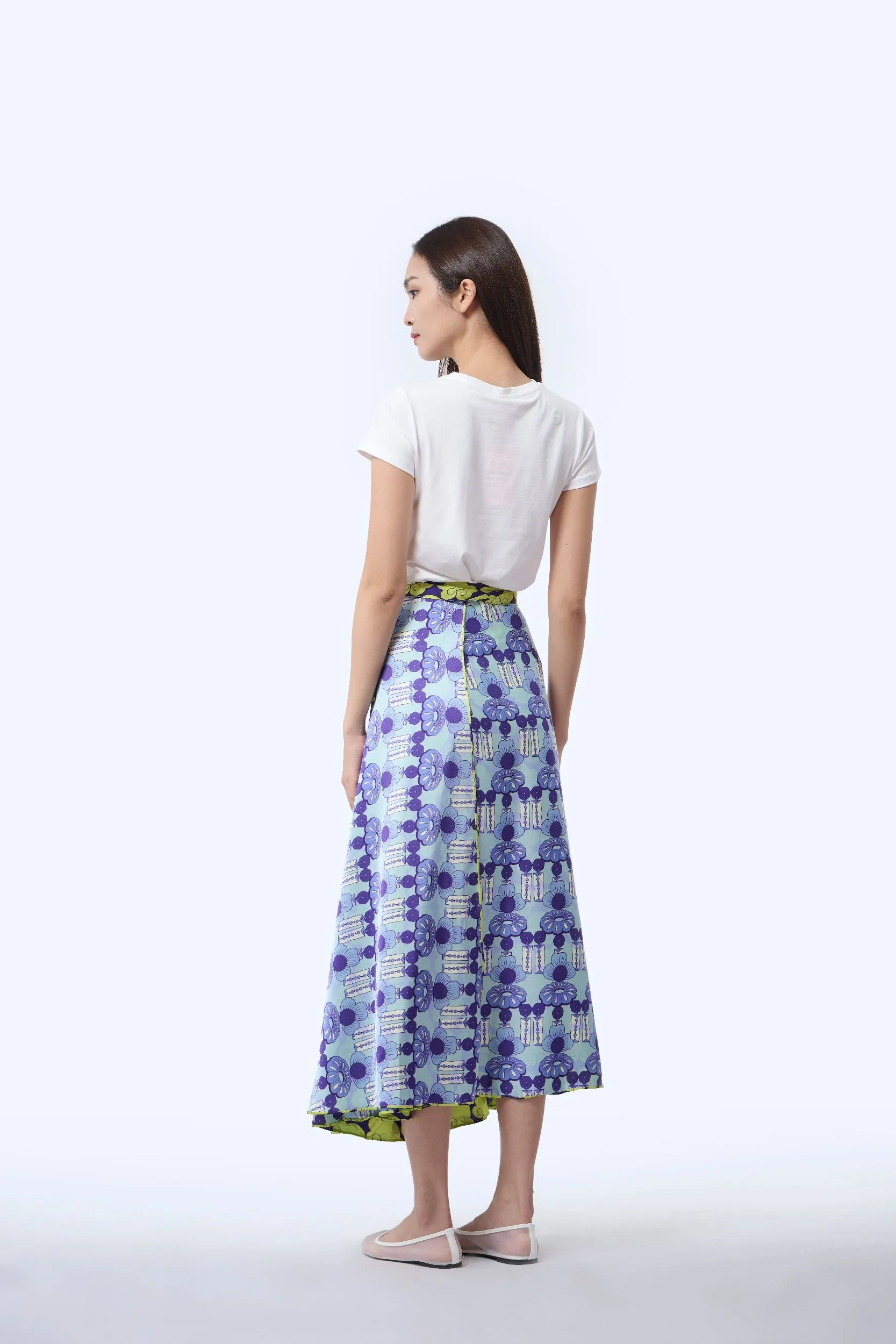 Reversible Wrap Skirt  - Cloud 9 Yellow