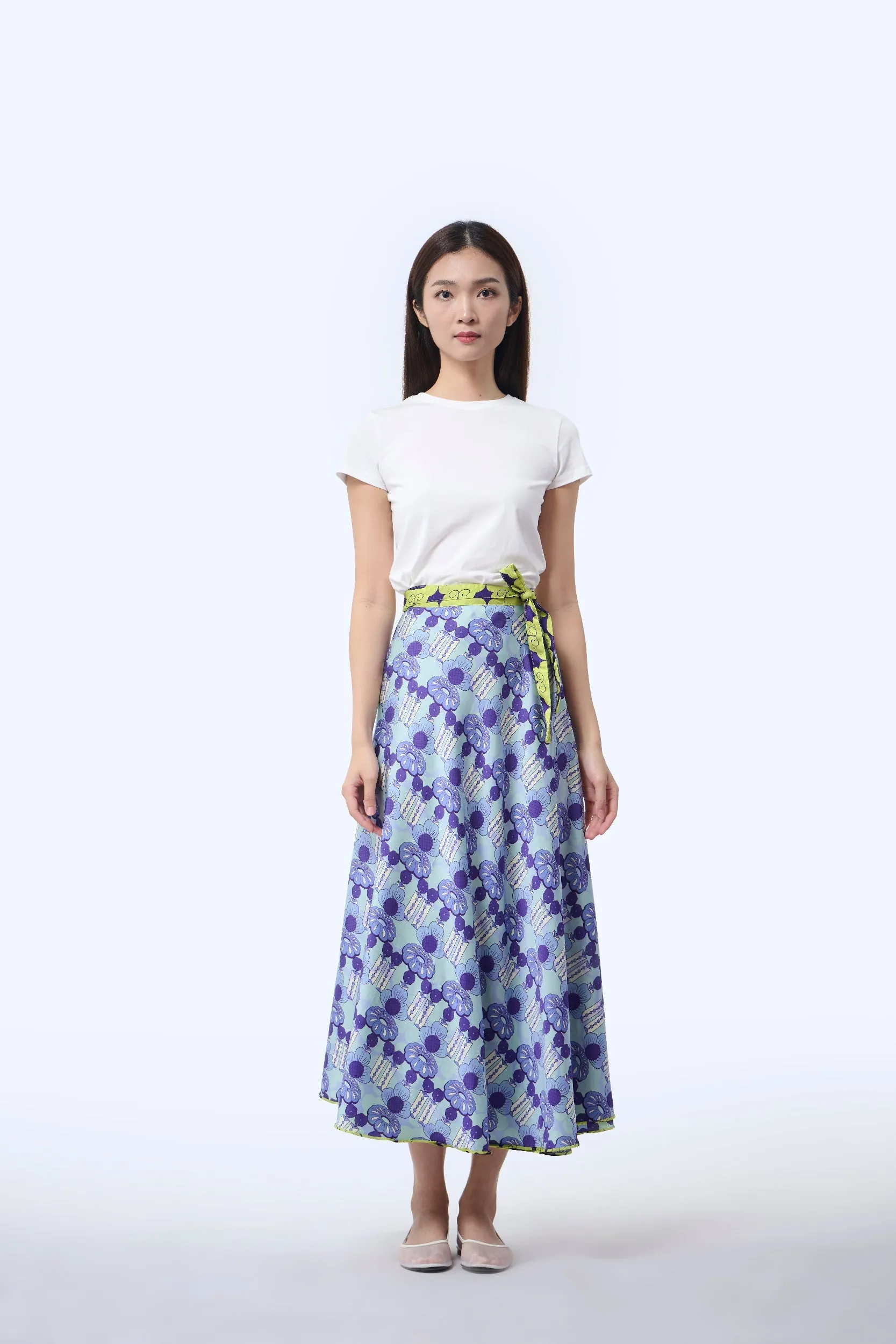 Reversible Wrap Skirt  - Cloud 9 Yellow
