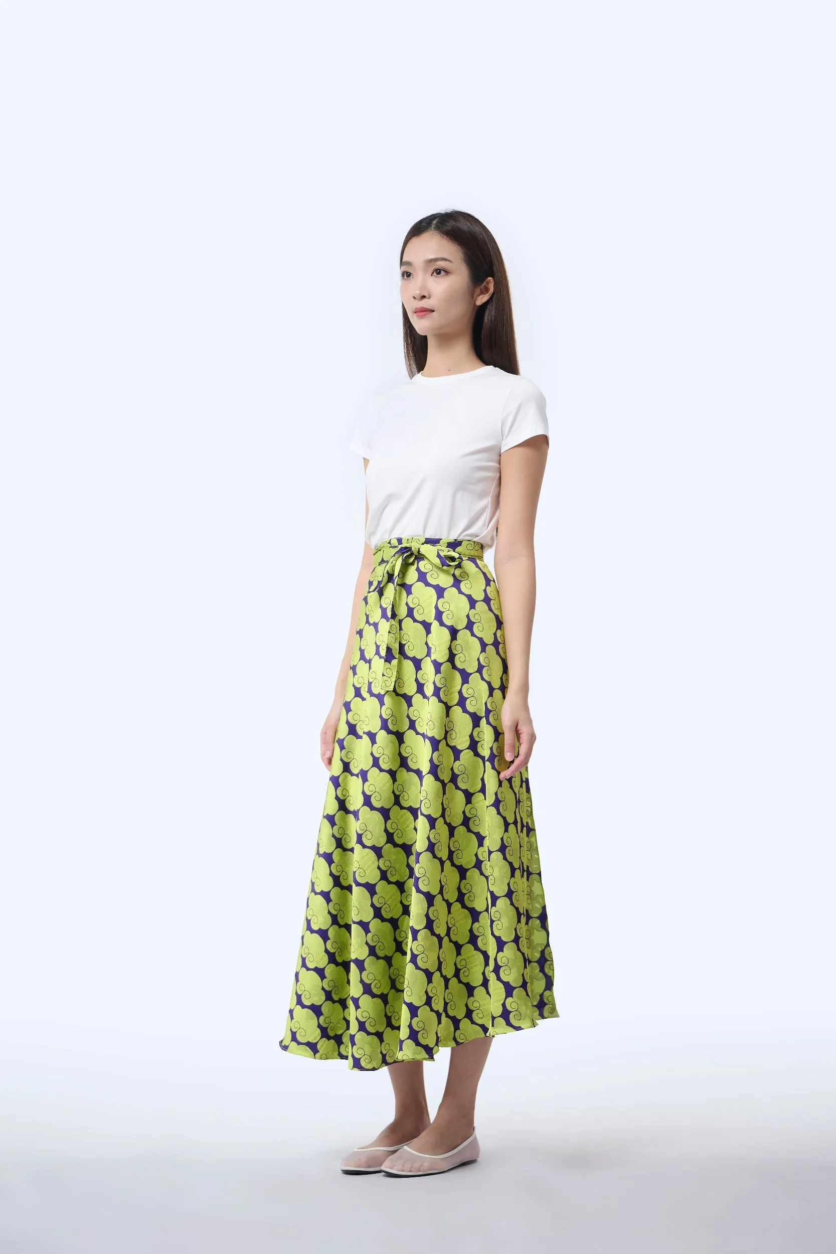 Reversible Wrap Skirt  - Cloud 9 Yellow