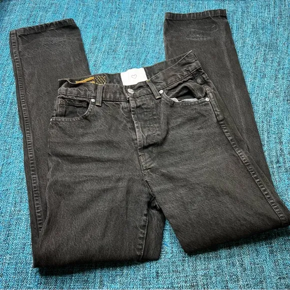 Revice Ex-Boyfriend Button Fly Jeans In The Mood Brown High Rise