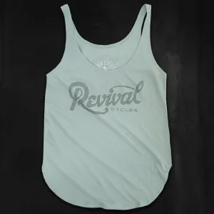 Revival Women's Script Tank - Mint