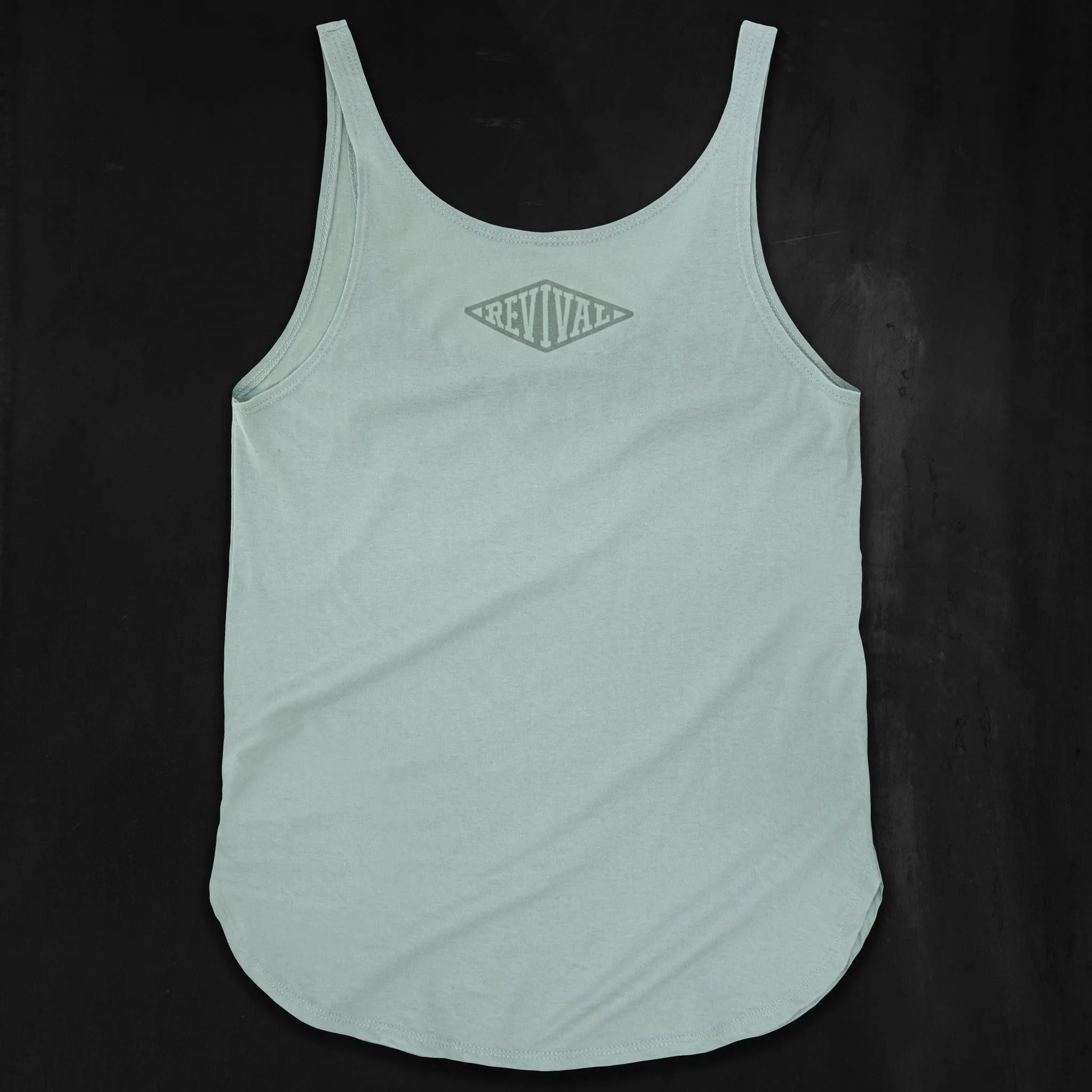 Revival Women's Script Tank - Mint