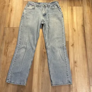 riders Lee blue denim jeans women’s size 8P petite high waisted vintage 1990’s