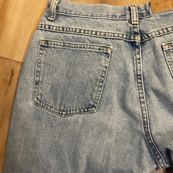 riders Lee blue denim jeans women’s size 8P petite high waisted vintage 1990’s