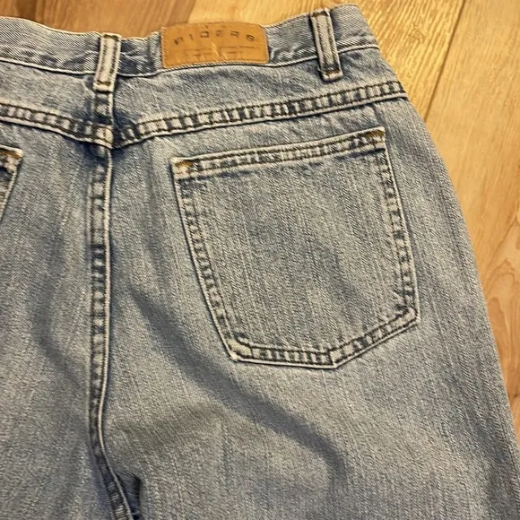 riders Lee blue denim jeans women’s size 8P petite high waisted vintage 1990’s
