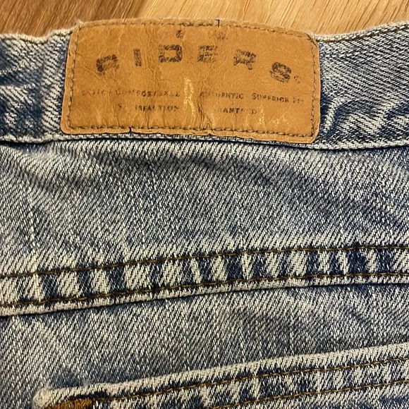 riders Lee blue denim jeans women’s size 8P petite high waisted vintage 1990’s