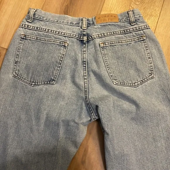riders Lee blue denim jeans women’s size 8P petite high waisted vintage 1990’s