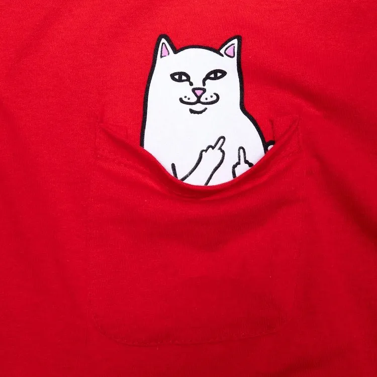 RIPNDIP Lord Nermal Pocket T-Shirt Red