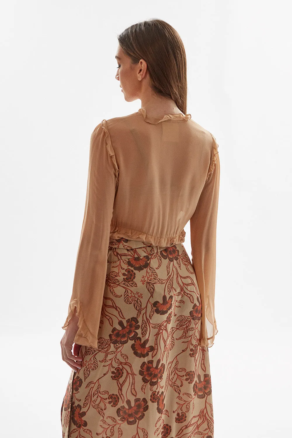 ROUCHES BOLLY BLOUSE
