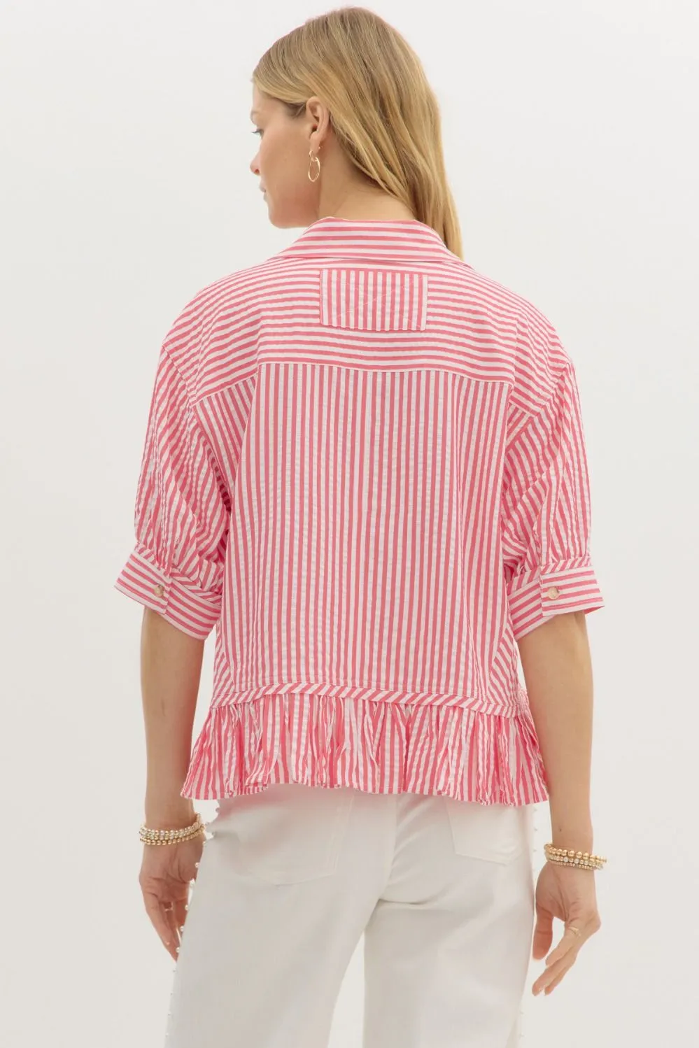 Ruffle Hem Top