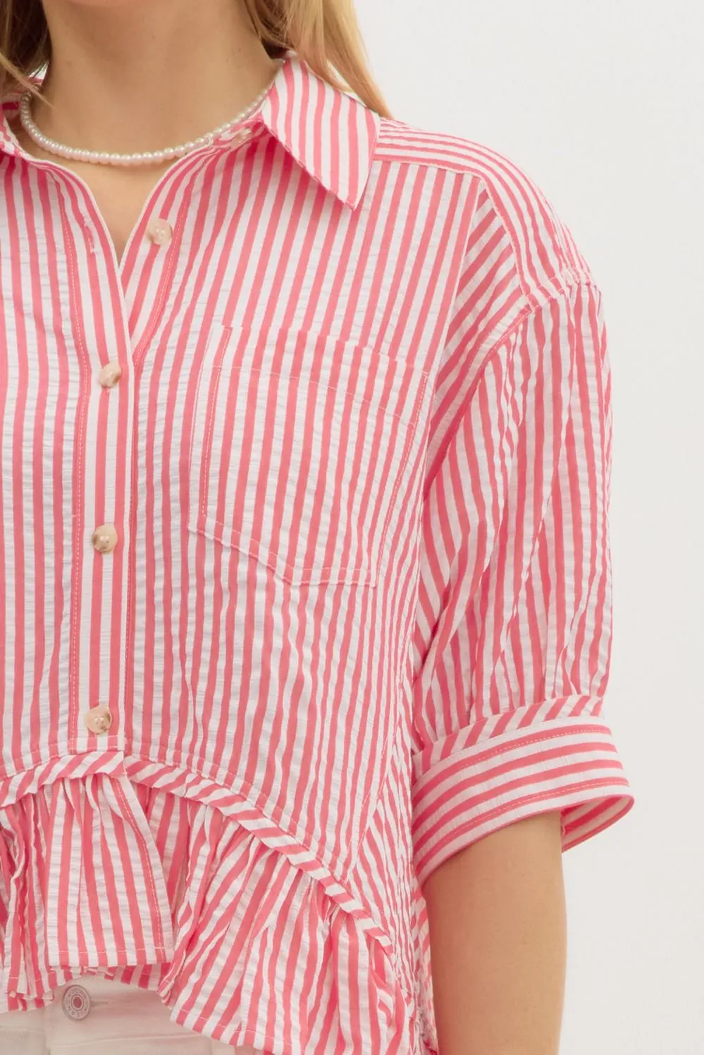 Ruffle Hem Top