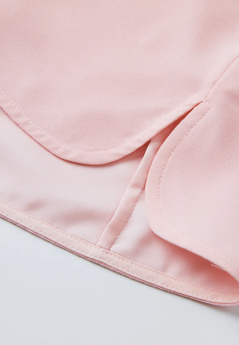 Ruffle-trim Chiffon Blouse