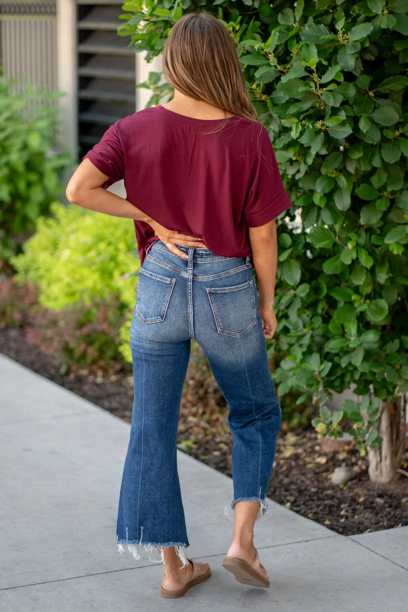 San Antonio Mid Rise Kick Flare Regular & Plus Sizes