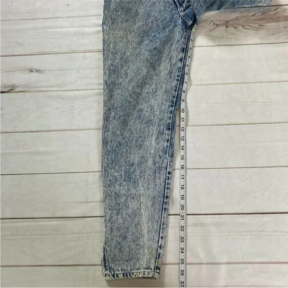 Sasson Vintage Y2K Acid Wash Mom Jeans Size 4