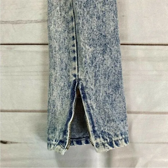 Sasson Vintage Y2K Acid Wash Mom Jeans Size 4