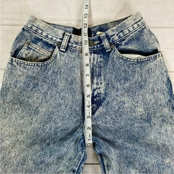 Sasson Vintage Y2K Acid Wash Mom Jeans Size 4