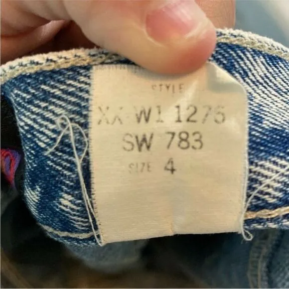 Sasson Vintage Y2K Acid Wash Mom Jeans Size 4
