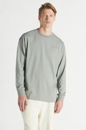 Scripture Long Sleeve T-shirt - Oyster Grey