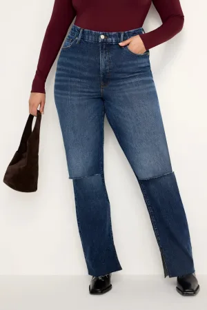 Seam Slit Boyfriend Jeans