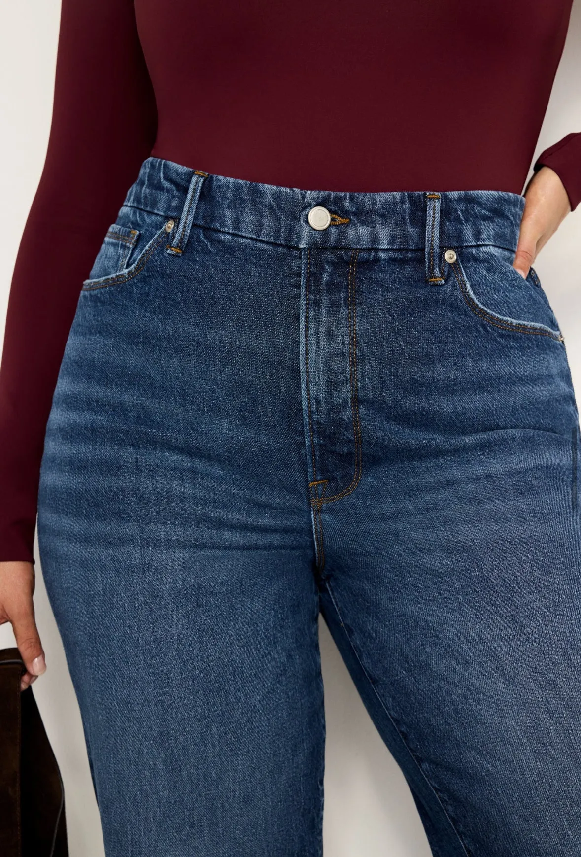 Seam Slit Boyfriend Jeans