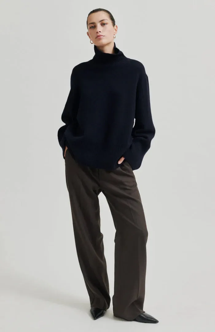 Second Female Alpha Knit T-Neck - Night Sky