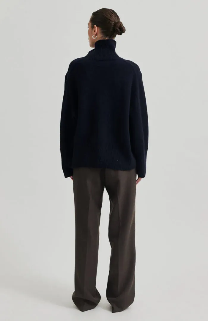 Second Female Alpha Knit T-Neck - Night Sky