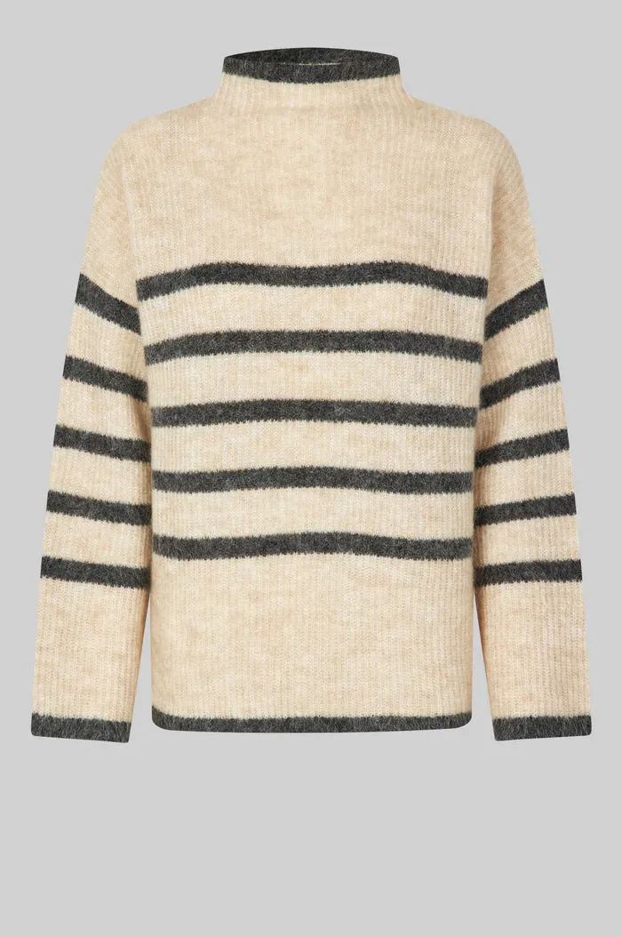 Second Female, Ovalis Knit T-Neck | Brazilian Sand
