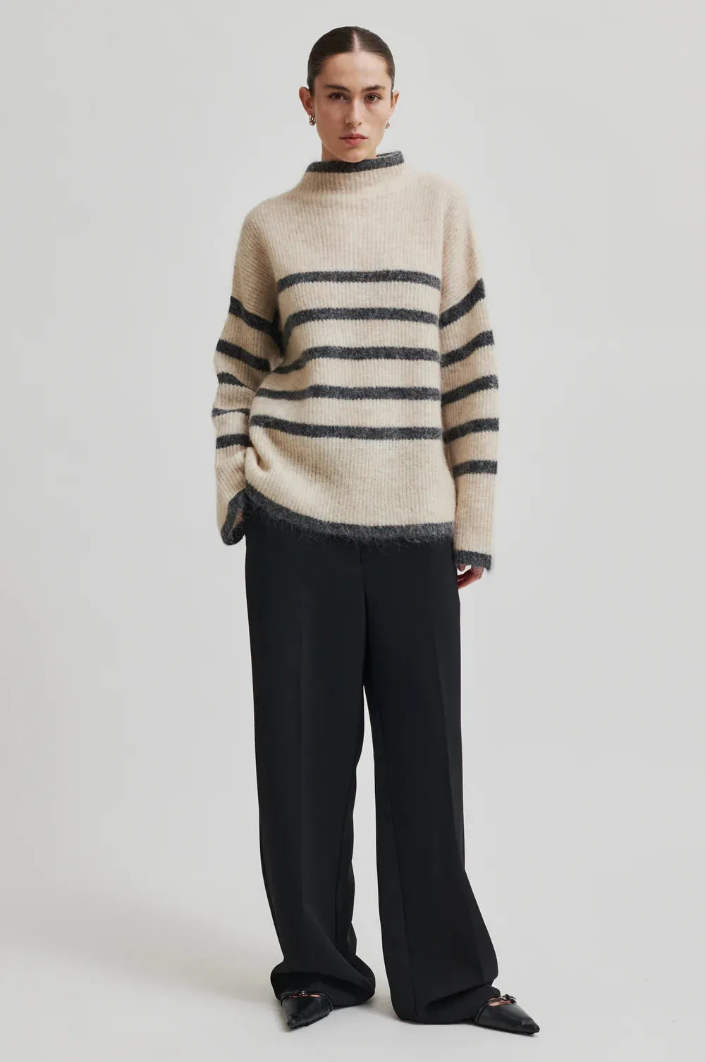 Second Female, Ovalis Knit T-Neck | Brazilian Sand