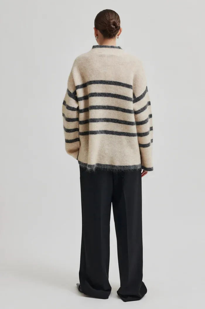 Second Female, Ovalis Knit T-Neck | Brazilian Sand