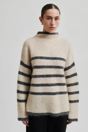 Second Female, Ovalis Knit T-Neck | Brazilian Sand