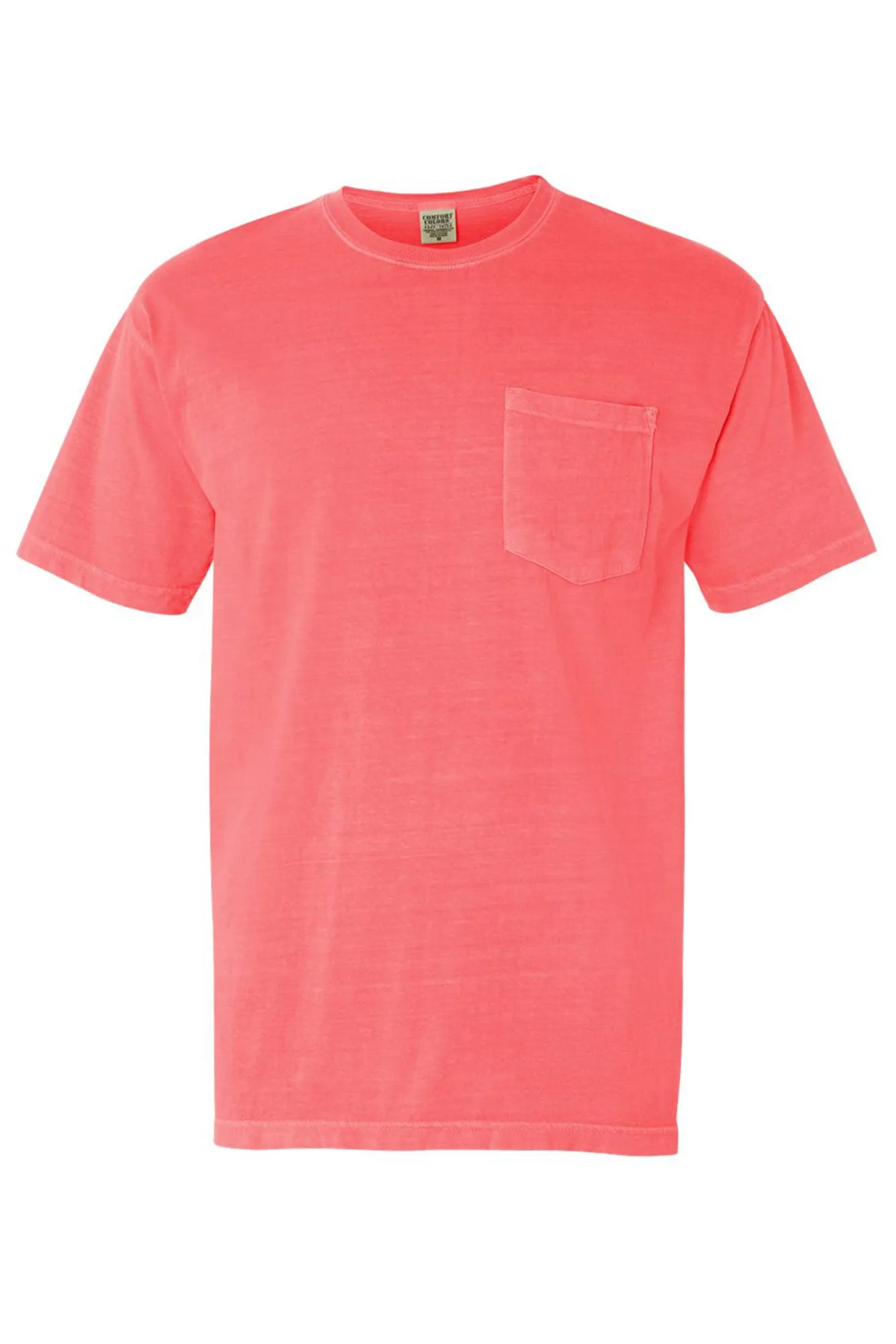 Shades of Red/Orange Comfort Colors Adult Ring-Spun Cotton Pocket Tee *Personalize It