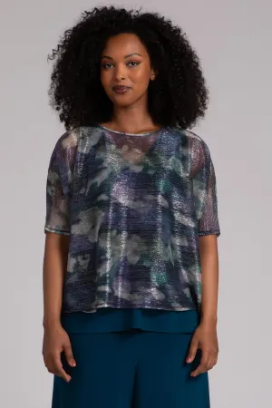 Shimmer Mesh Nu Clip Top