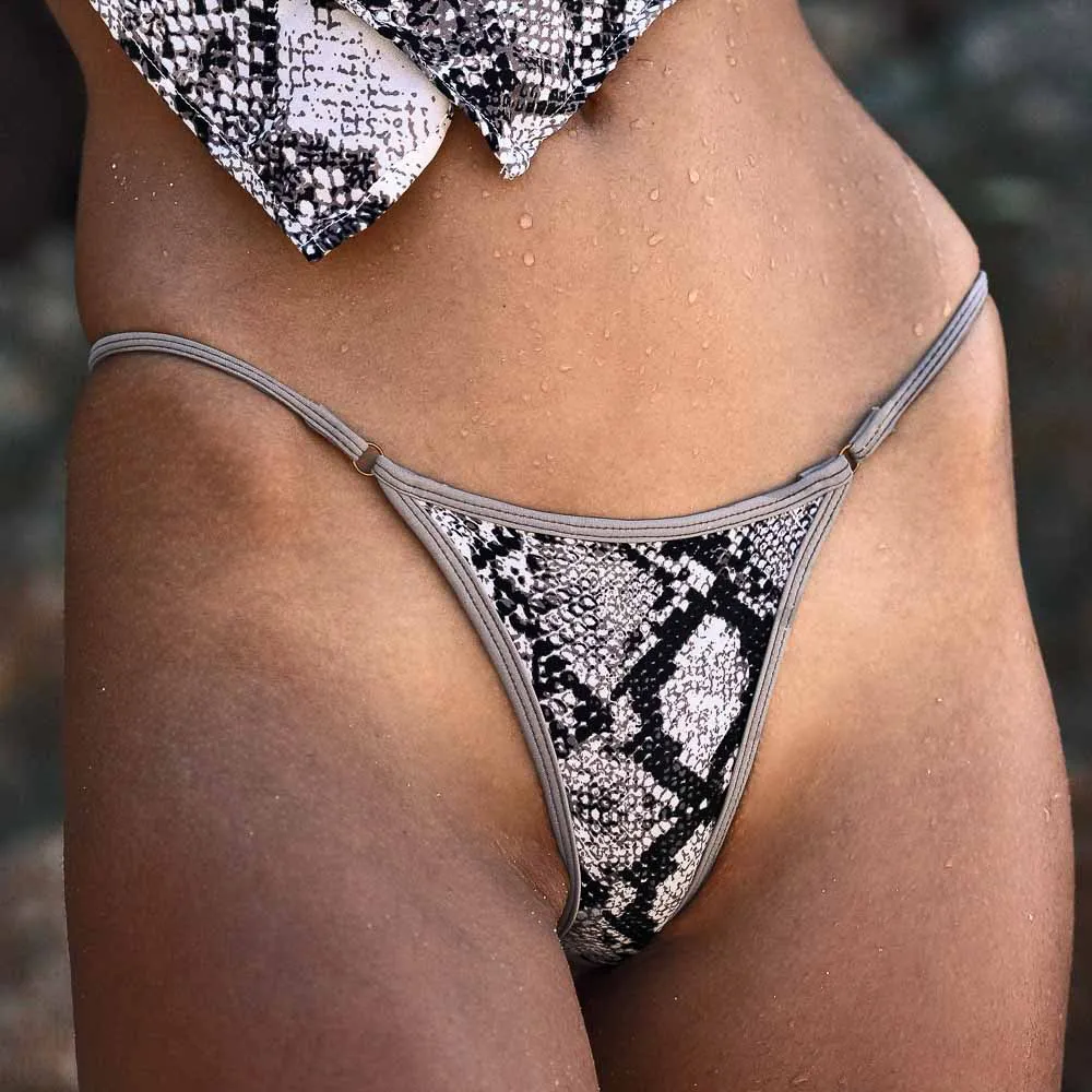 Silver Boa Bikini